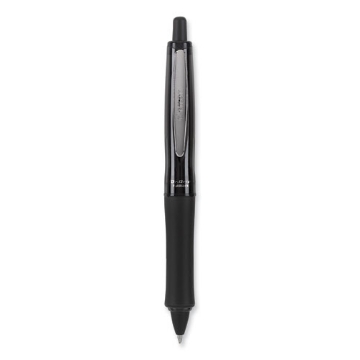 Picture of Dr. Grip Fullblack Advanced Ink Ballpoint Pen, Retractable, Medium 1 Mm, Black Ink, Black Barrel