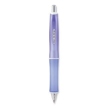 Picture of Dr. Grip Frosted Advanced Ink Ballpoint Pen, Retractable, Medium 1 Mm, Black Ink, Purple Barrel