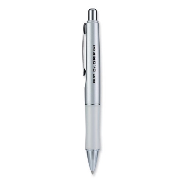 Picture of Dr. Grip Limited Gel Pen, Retractable, Fine 0.7 Mm, Black Ink, Platinum Barrel