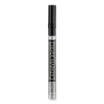 Picture of Creative Art And Crafts Marker, Extra-Fine Brush Tip, Silver