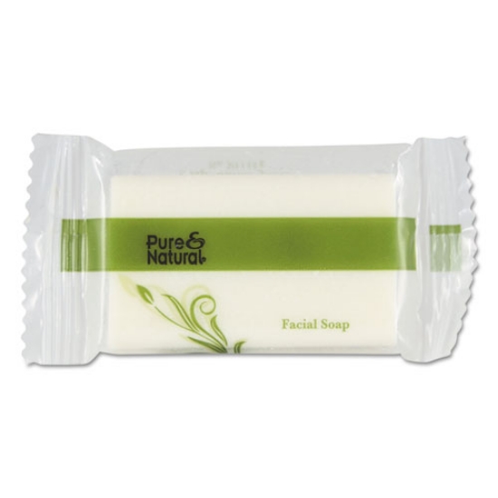 Picture of Body And Facial Soap, Fresh Scent, # 3/4 Flow Wrap Bar, 1,000/carton