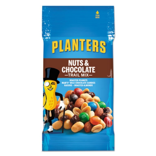 Picture of Trail Mix, Nut And Chocolate, 2 Oz Bag, 72/carton