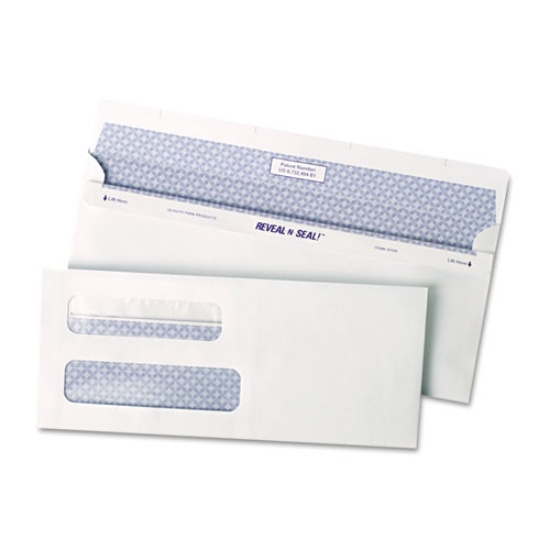 Picture of Reveal-N-Seal Envelope, #8 5/8, Commercial Flap, Self-Adhesive Closure, 3.63 X 8.63, White, 500/box