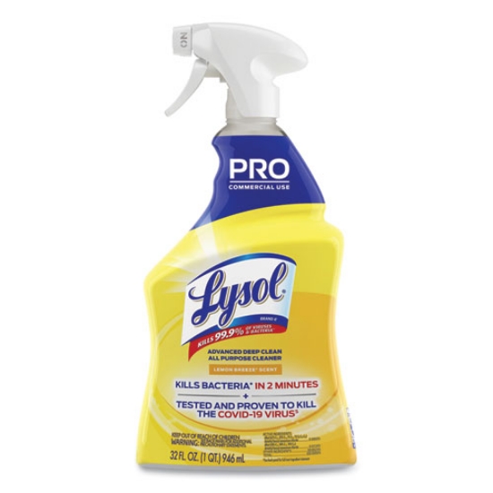 Picture of Advanced Deep Clean All Purpose Cleaner, Lemon Breeze, 32 Oz Trigger Spray Bottle