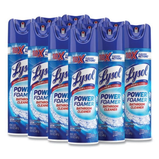 Picture of Power Foam Bathroom Cleaner, 24 Oz Aerosol Spray, 12/carton