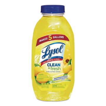 Picture of Clean And Fresh Multi-Surface Cleaner, Sparkling Lemon And Sunflower Essence, 10.75 Oz Bottle, 20/carton
