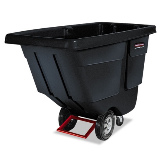 Picture of Rotomolded Tilt Truck, 202 gal, 850 lb Capacity, Plastic, Black