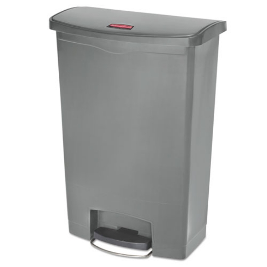 Picture of Streamline Resin Step-On Container, Front Step Style, 24 gal, Polyethylene, Gray