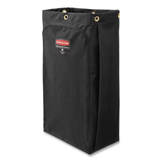 Picture of Fabric Cleaning Cart Bag, 26 Gal, 17.5" X 33", Black