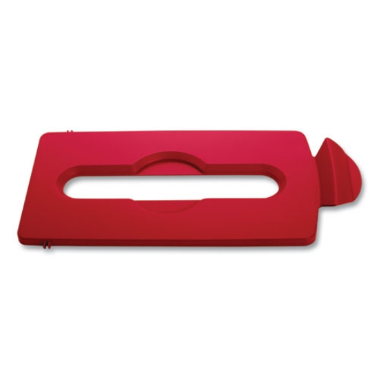 Picture of Slim Jim Paper Recycling Top, 16.5 X 8 X 0.5, Red