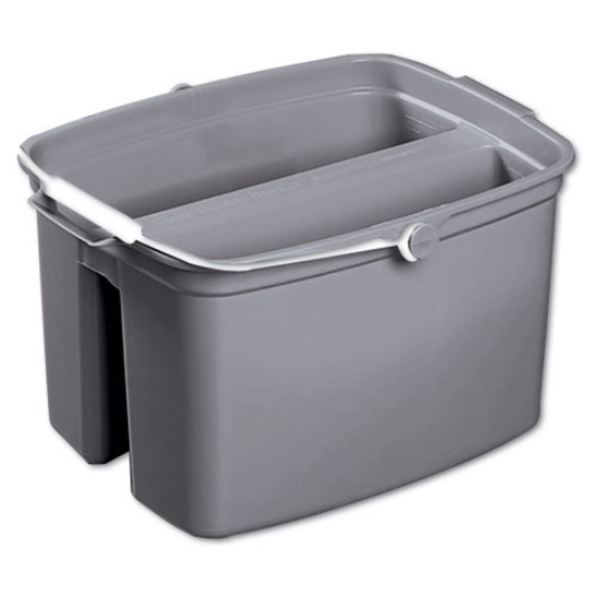 Picture of Double Utility Pail, 17 qt, Plastic, Gray