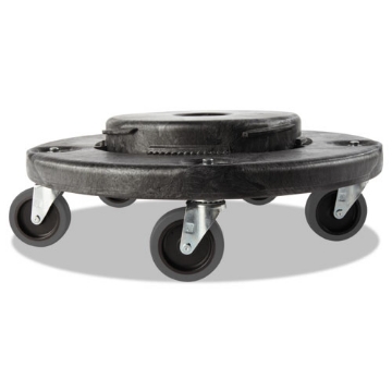 Picture of Brute Quiet Dolly, 250 lb Capacity, 18.25" Diameter x 6.63"h, Black