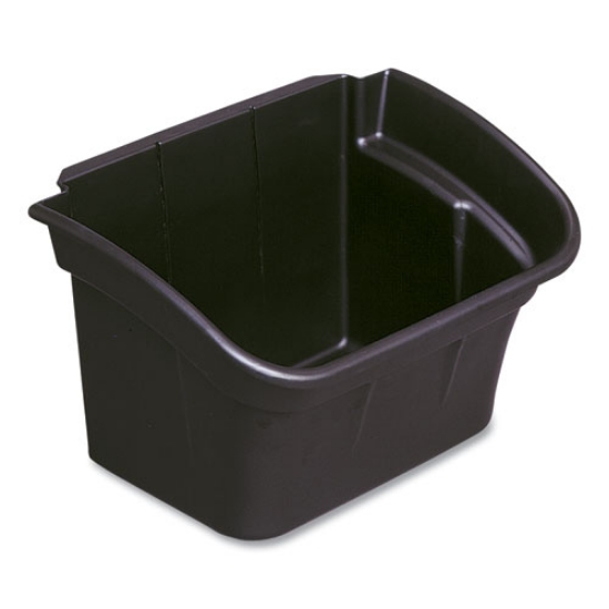 Picture of Utility Bin, 4 gal, 17" x 12.13" x 10.5", Black