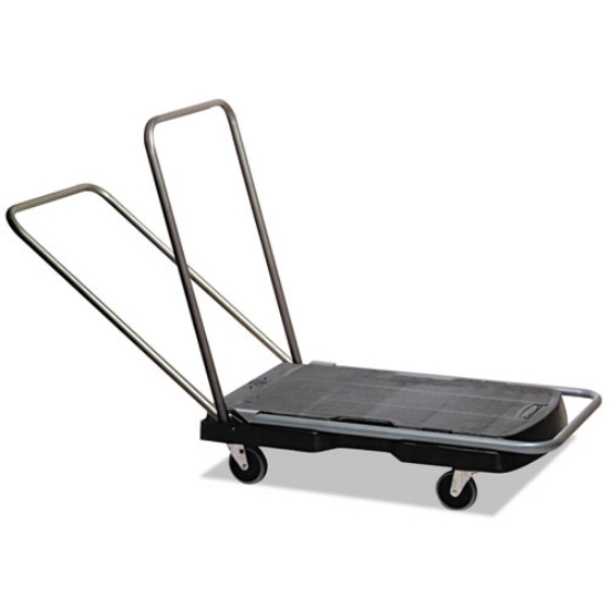 Picture of Utility-Duty Home/office Cart, 250 Lb Capacity, 20.5 X 32.5, Platform, Black