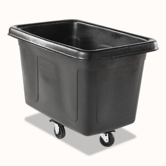 Picture of Cube Truck, 59 gal, 300 lb Capacity, Plastic, Black