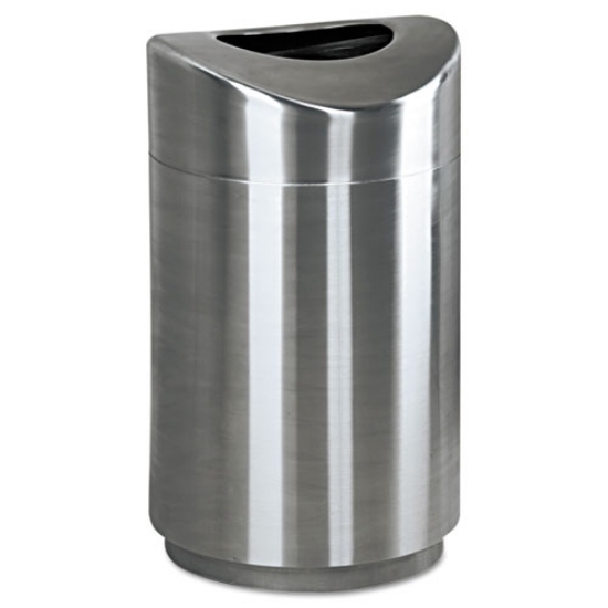 Picture of Designer Line Eclipse Waste Receptacle, 30 gal, Steel, Stainless Steel