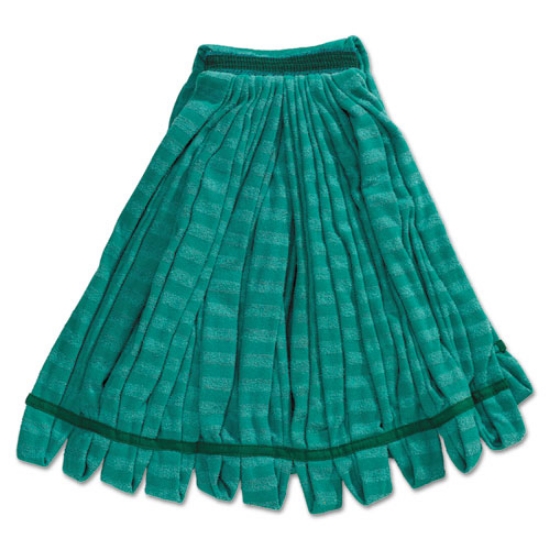 Picture of Tube Mop, Microfiber, Green, Medium, 1-In Green Headband