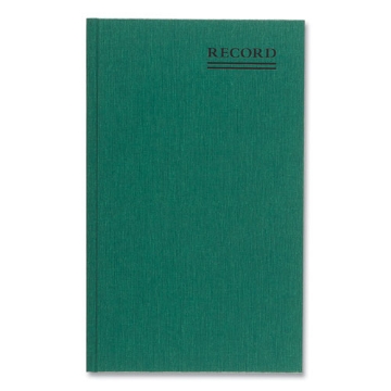 Picture of Emerald Series Account Book, Green Cover, 12.25 X 7.25 Sheets, 150 Sheets/book