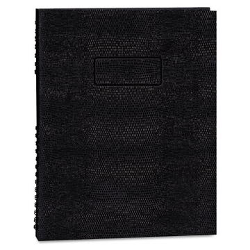 Picture of EcoLogix NotePro Executive Notebook, 1-Subject, Medium/College Rule, Black Cover, (100) 11 x 8.5 Sheets