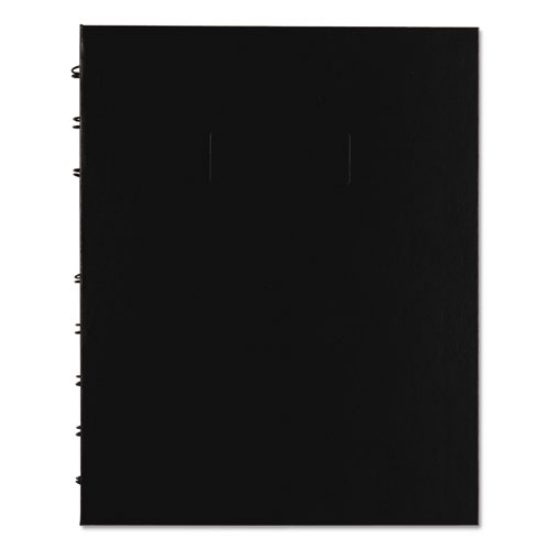 Picture of NotePro Quad Notebook, Data/Lab-Record Format with Narrow and Quadrille Rule Sections, Black Cover, (96) 9.25 x 7.25 Sheets