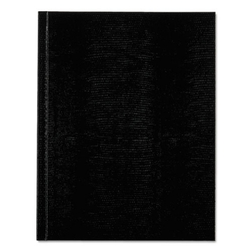 Picture of Executive Notebook, 1-Subject, Medium/College Rule, Black Cover, (150) 9.25 x 7.25 Sheets