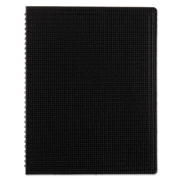 Picture of Duraflex Poly Notebook, 1-Subject, Medium/College Rule, Black Cover, (80) 11 x 8.5 Sheets