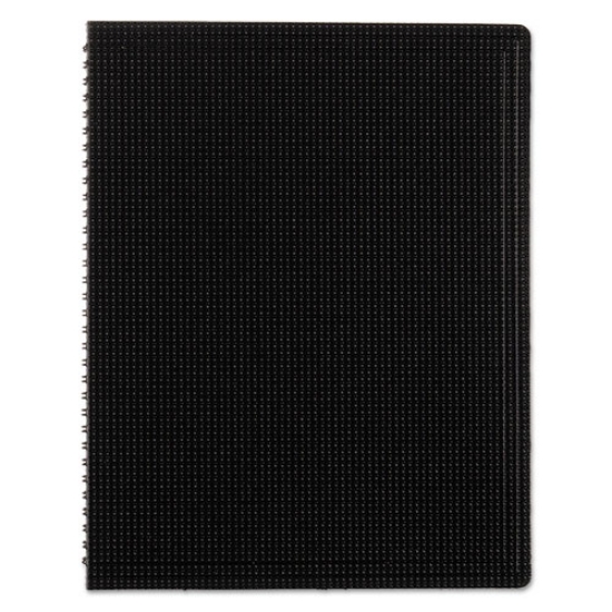 Picture of Duraflex Poly Notebook, 1-Subject, Medium/College Rule, Black Cover, (80) 11 x 8.5 Sheets