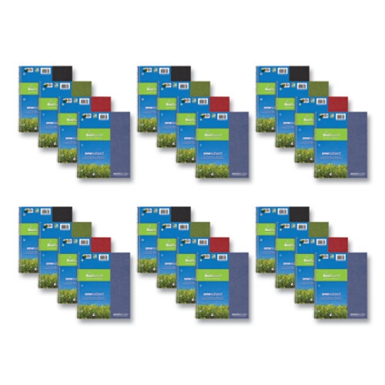 Picture of Earthtones BioBased  1 Subject Notebook, Med/College Rule, Random Asst Covers, (80) 11x9 Sheets, 24/CT, Ships in 4-6 Bus Days