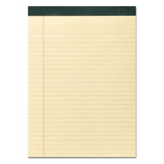 Picture of Recycled Legal Pad, Wide/legal Rule, 40 Canary-Yellow 8.5 X 11 Sheets, Dozen