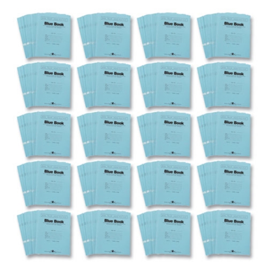 Picture of Examination Blue Book, Wide/Legal Rule, Blue Cover, (6) 8.5 x 7 Sheets, 1,000/Carton, Ships in 4-6 Business Days