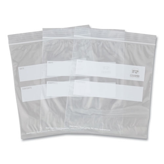 Picture of Zipper Bags, 1.73 mil, 7" x 7.99", Clear, 500/Carton