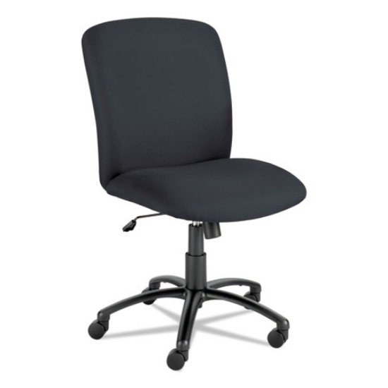 Picture of Uber Big/tall Series High Back Chair, Fabric, Supports Up To 500 Lb, 19.5" To 23.5" Seat Height, Black