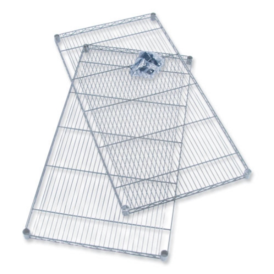 Picture of Industrial Extra Shelf Pack, 36w x 24d x 1.5h, Steel, Metallic Gray, 2/Pack, Ships in 1-3 Business Days