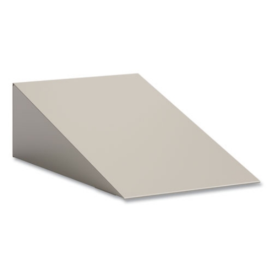 Picture of Single Sloped Metal Locker Hood Addition, 12w x 18d x 6h, Tan, Ships in 1-3 Business Days
