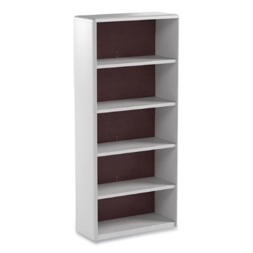 Picture of ValueMate Economy Bookcase, Five-Shelf, 31.75w x 13.5d x 67h, Gray, Ships in 1-3 Business Days