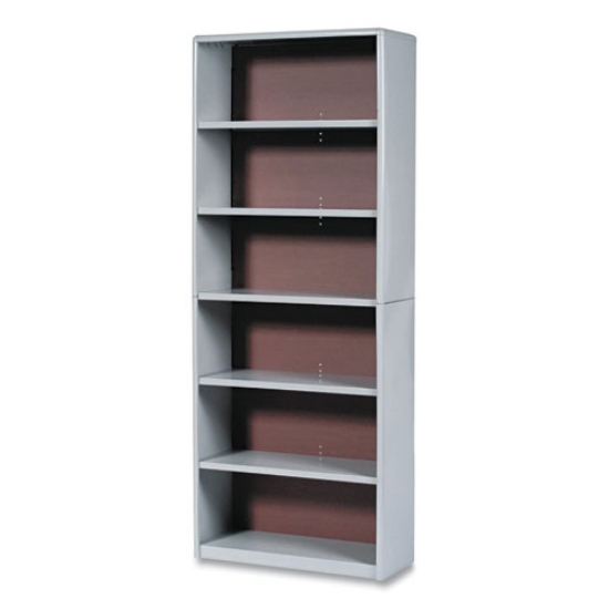 Picture of ValueMate Economy Bookcase, Six-Shelf, 31.75w x 13.5d x 80h, Gray, Ships in 1-3 Business Days