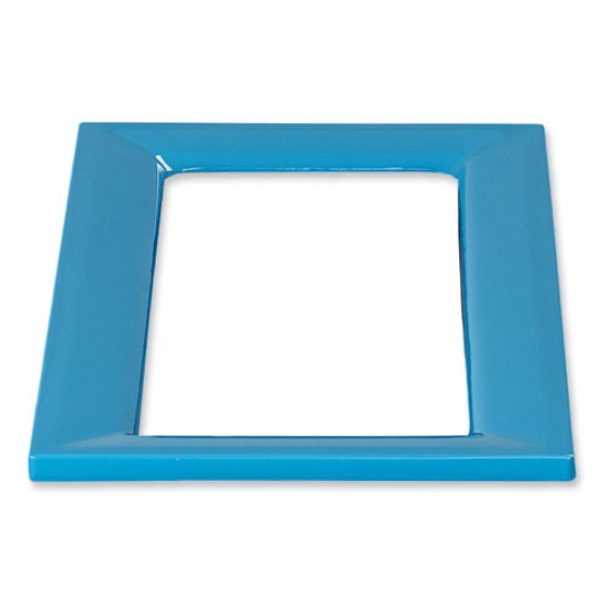 Picture of Mixx Recycling Center Lid, 9.87w x 19.87d x 0.62h, Blue, Ships in 1-3 Business Days
