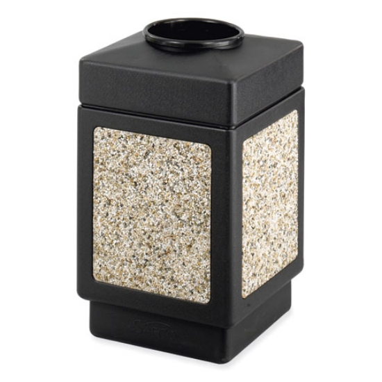 Picture of Canmeleon Aggregate Panel Receptacles, Top-Open, 38 gal, Polyethylene, Black, Ships in 1-3 Business Days