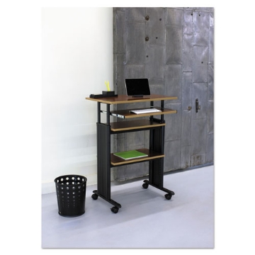 Picture of Bubble Wastebaskets, 6 gal, Steel, Black