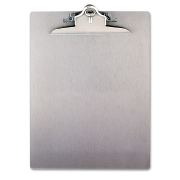 Picture of Recycled Aluminum Clipboard with High-Capacity Clip, 1" Clip Capacity, Holds 8.5 x 11 Sheets, Silver