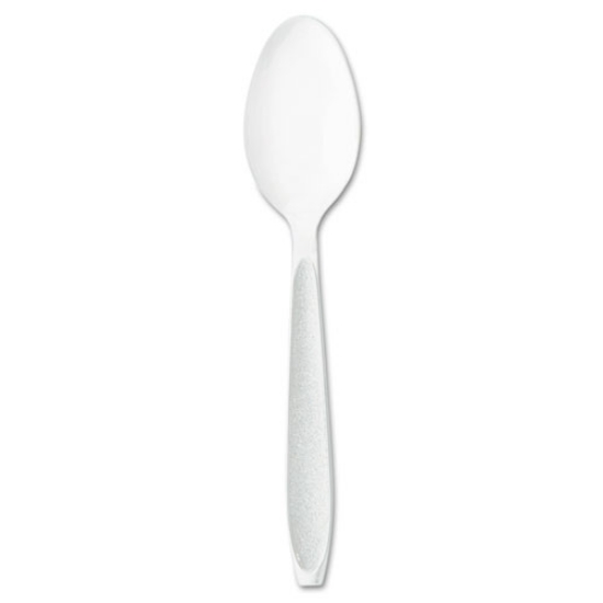 Picture of Impress Heavyweight Full-Length Polystyrene Cutlery, Teaspoon, White, 1,000/Carton