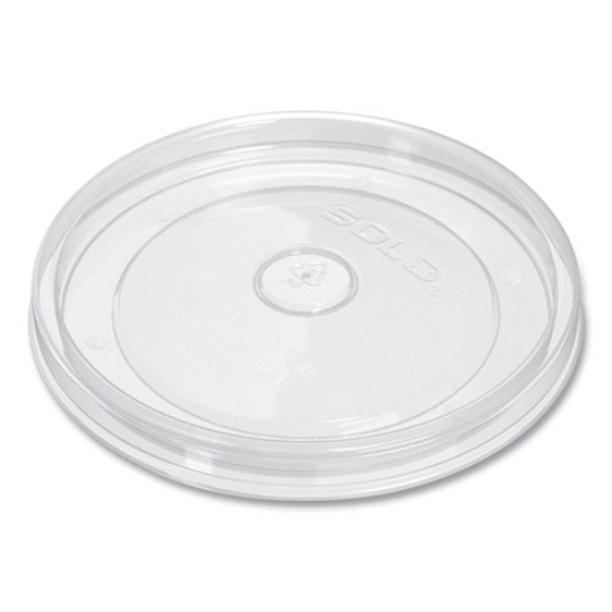 Picture of Polypropylene Vented Food Container Lids, Recessed, For 32 oz Containers, Clear, 1,000/Carton