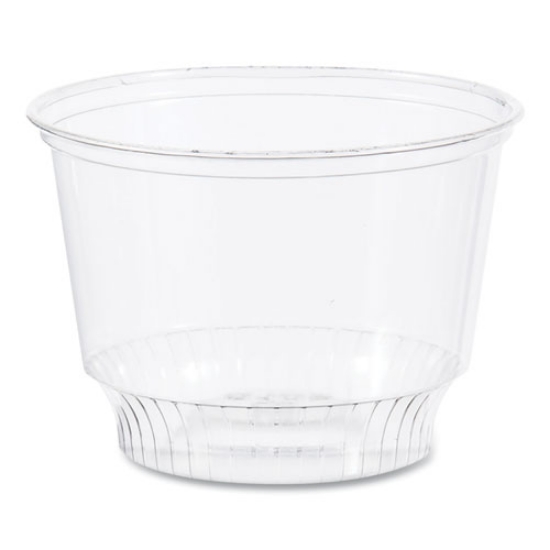 Picture of Sundae Cups, Clear, Plastic, 8 oz, 50/Bag, 20 Bag/Carton