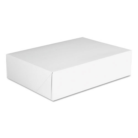 Picture of Clay-Coated Donut Boxes, 12.88 x 23 x 12.75, White, Paper, 125/Carton