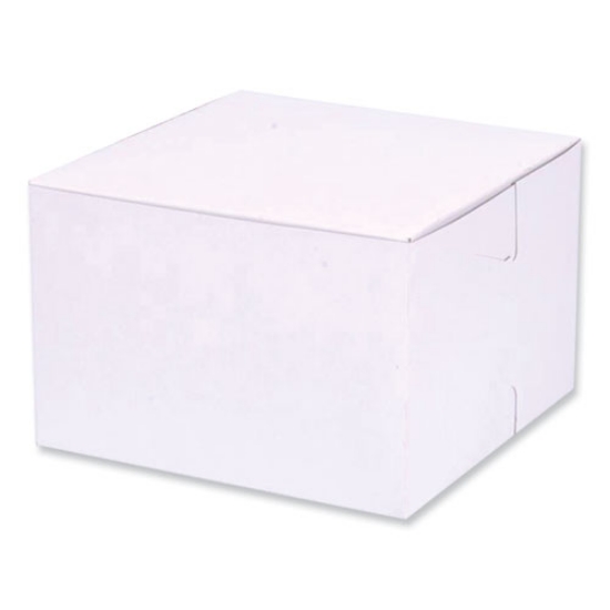 Picture of Bakery Boxes, Standard, 6 X 6 X 4, White, Paper, 250/carton