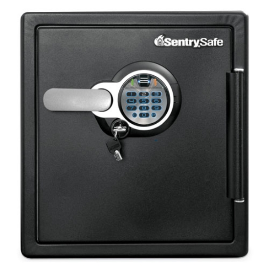 Picture of Fire-Safe With Biometric And Keypad Access, 1.23 Cu Ft, 16.3w X 19.3d X 17.8h, Black