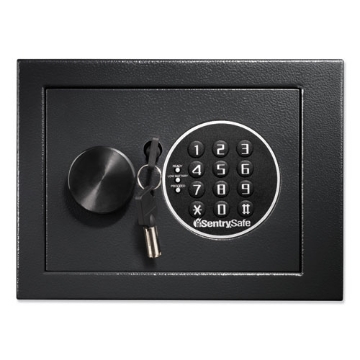 Picture of Electronic Security Safe, 0.14 Cu Ft, 9w X 6.6d X 6.6h, Black