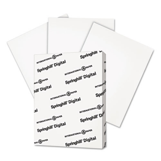 Picture of Digital Vellum Bristol White Cover, 67 lb Bristol Weight, 8.5 x 11, Vellum White, 250/Pack