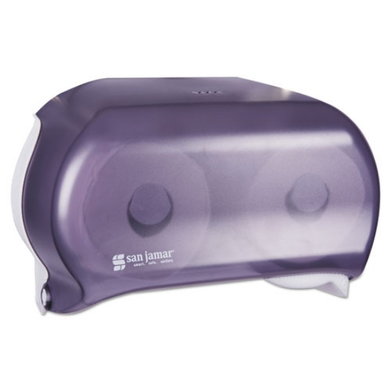 Picture of VersaTwin Tissue Dispenser, Classic, 8 x 5.75 x 12.75, Transparent Black Pearl