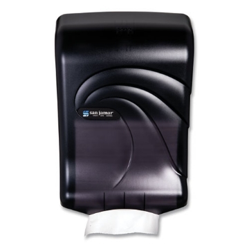 Picture of Ultrafold Multifold/c-Fold Towel Dispenser, Oceans, 11.75 X 6.25 X 18, Transparent Black Pearl